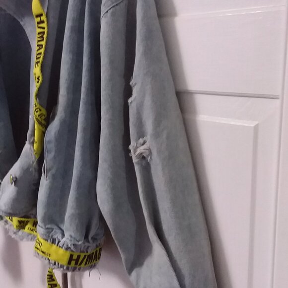 Designer H/MADE Warning (caution) Runway Short Jacket - Picture 6 of 16